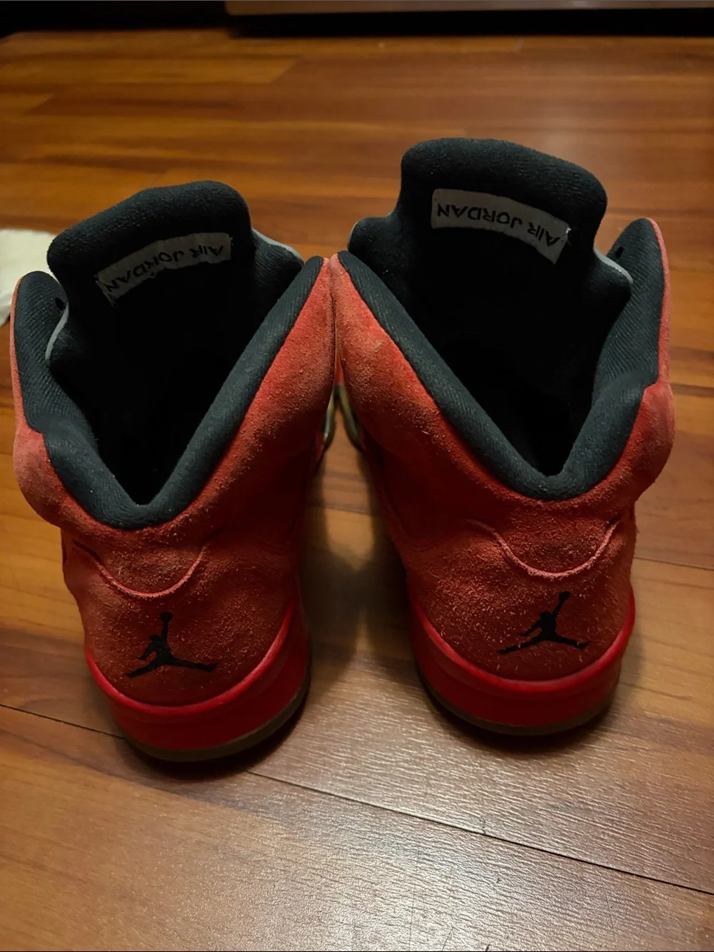 Nike Air Jordan 5 Retro Red Suede 136027-602 Sz 13